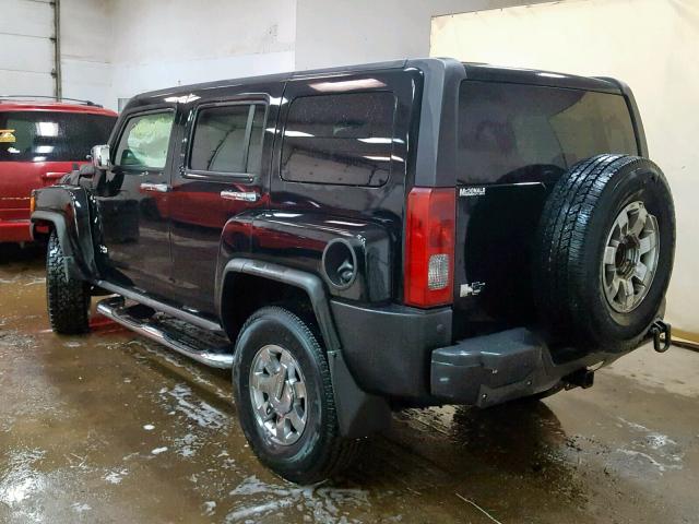 5GTEN13EX88115313 - 2008 HUMMER H3 BLACK photo 3