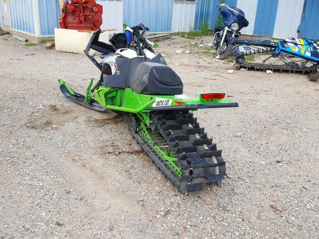 4UF17SNW3HT117132 - 2017 ARCTIC CAT SNOWMOBILE GREEN photo 3