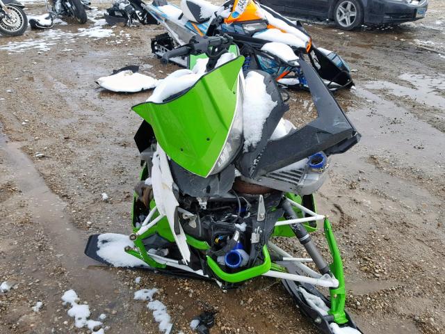 4UF17SNW3HT117132 - 2017 ARCTIC CAT SNOWMOBILE GREEN photo 9
