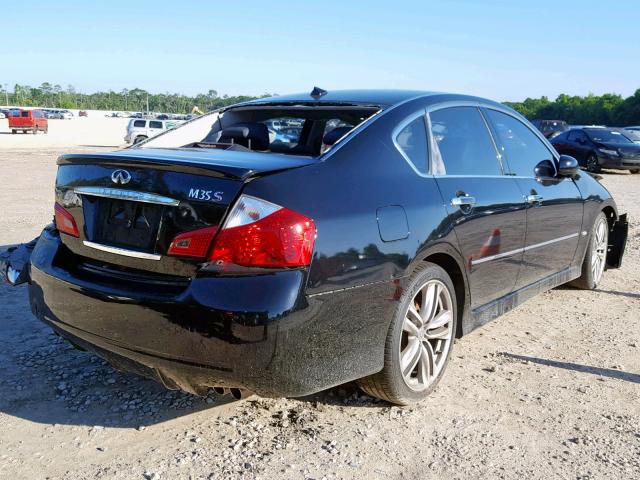 JNKAY01E78M604073 - 2008 INFINITI M35 BASE BLACK photo 4