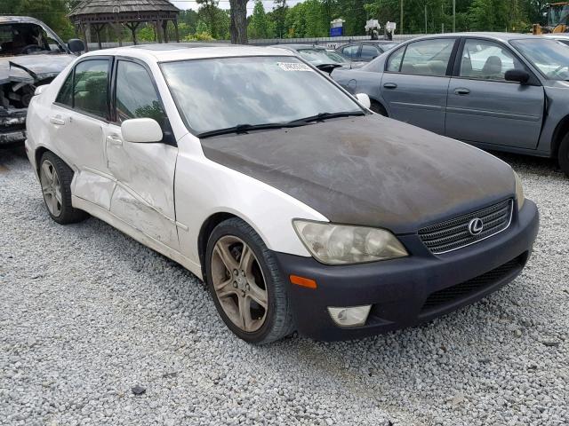 JTHBD182810004225 - 2001 LEXUS IS 300 WHITE photo 1