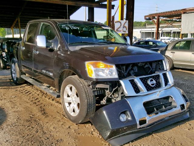 1N6BA0ED8EN519208 - 2014 NISSAN TITAN S BLACK photo 1