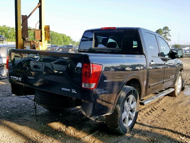 1N6BA0ED8EN519208 - 2014 NISSAN TITAN S BLACK photo 4