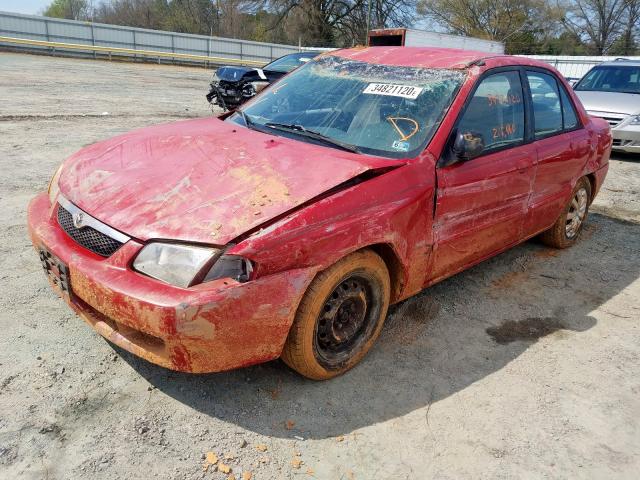 JM1BJ2227Y0216813 - 2000 MAZDA PROTEGE DX  photo 2