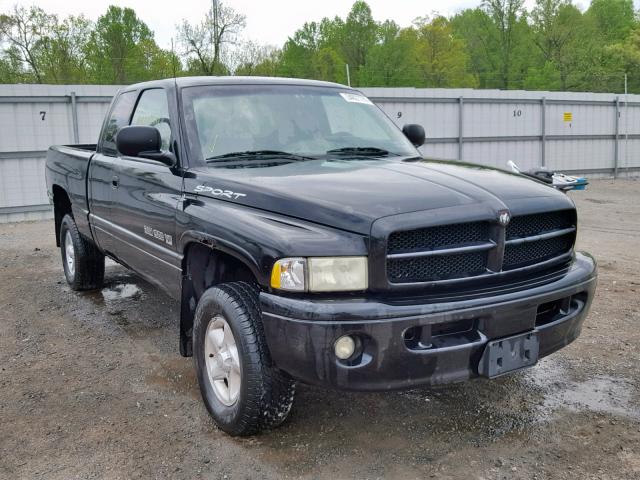 3B7HF13Z41G226606 - 2001 DODGE RAM 1500 BLACK photo 1