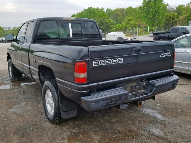 3B7HF13Z41G226606 - 2001 DODGE RAM 1500 BLACK photo 3