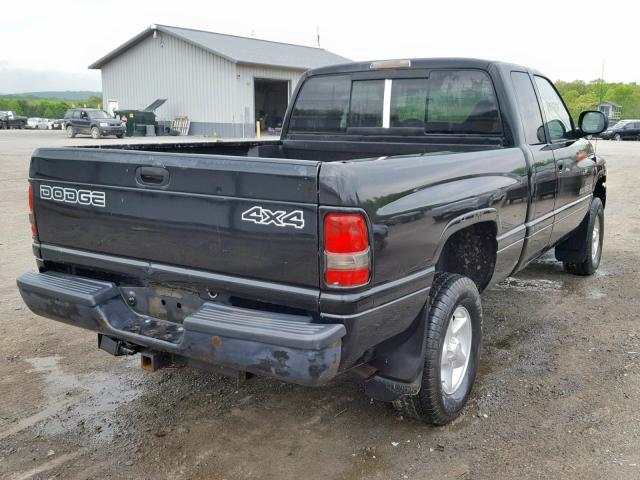 3B7HF13Z41G226606 - 2001 DODGE RAM 1500 BLACK photo 4