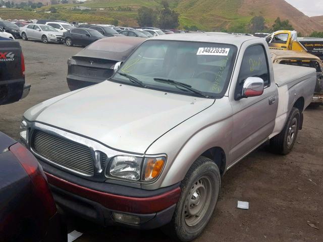 5TENL42N73Z292182 - 2003 TOYOTA TACOMA SILVER photo 2