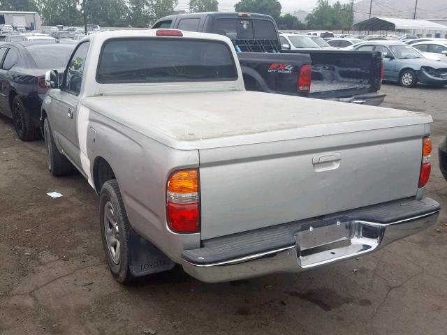 5TENL42N73Z292182 - 2003 TOYOTA TACOMA SILVER photo 3