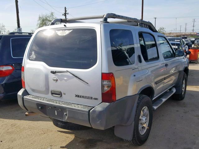 5N1ED28Y4YC600087 - 2000 NISSAN XTERRA XE SILVER photo 4