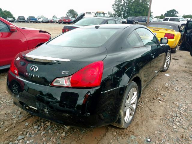 JN1CV6EK8AM100940 - 2010 INFINITI G37 BASE BLACK photo 4