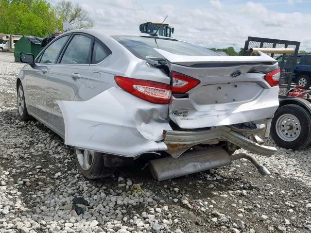 3FA6P0G72GR105485 - 2016 FORD FUSION S SILVER photo 3