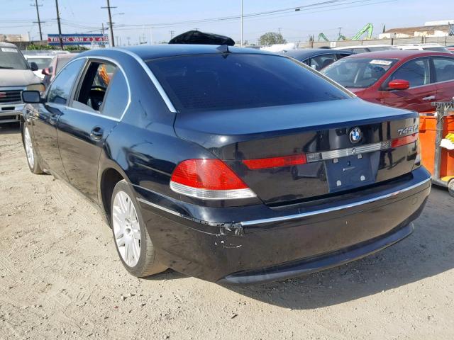 WBAGN63433DR15212 - 2003 BMW 745 LI BLACK photo 3