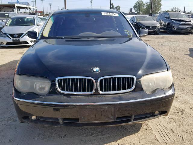 WBAGN63433DR15212 - 2003 BMW 745 LI BLACK photo 9