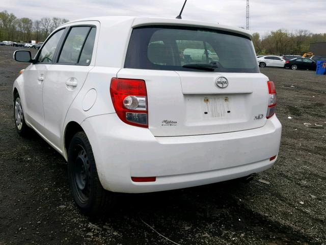 JTKKU10488J026317 - 2008 SCION XD WHITE photo 3