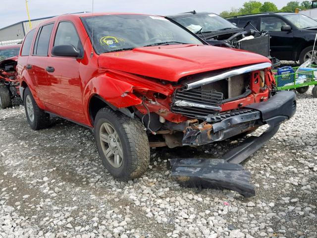 1D4HD38N34F122785 - 2004 DODGE DURANGO ST RED photo 1