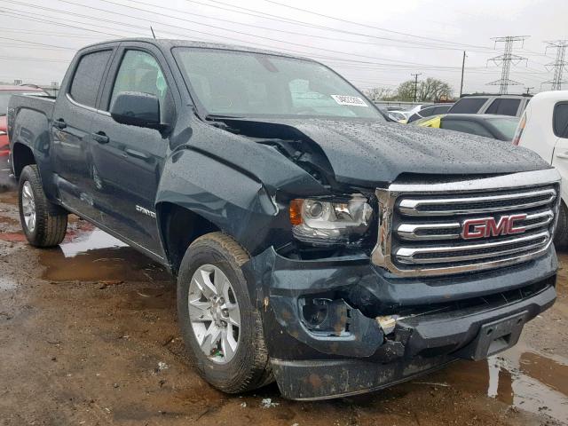 1GTG6CEN1J1180605 - 2018 GMC CANYON SLE TEAL photo 1