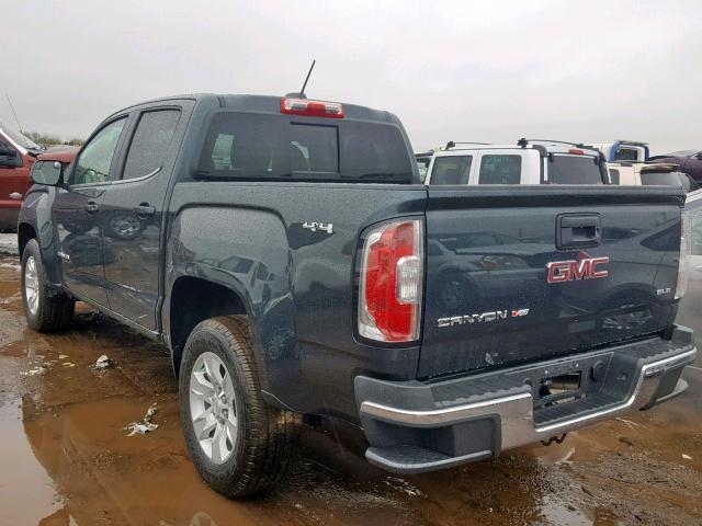 1GTG6CEN1J1180605 - 2018 GMC CANYON SLE TEAL photo 3