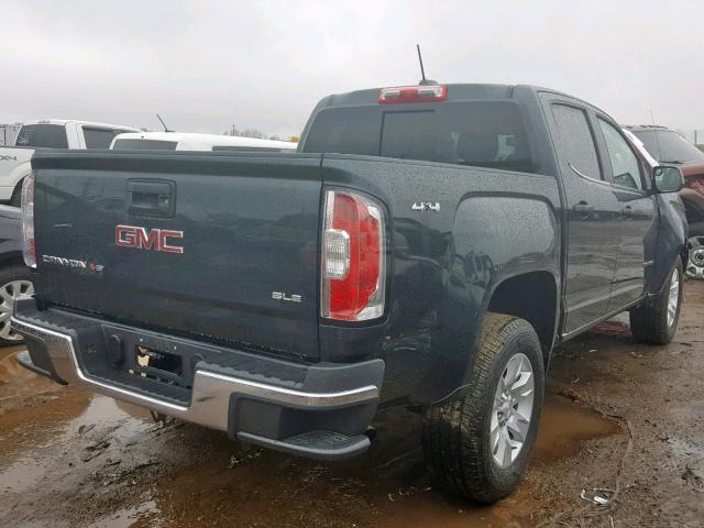 1GTG6CEN1J1180605 - 2018 GMC CANYON SLE TEAL photo 4