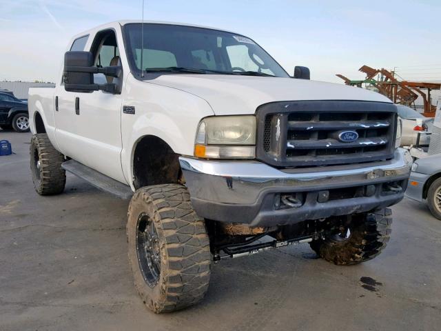 1FTNW21P94EB93950 - 2004 FORD F250 SUPER WHITE photo 1