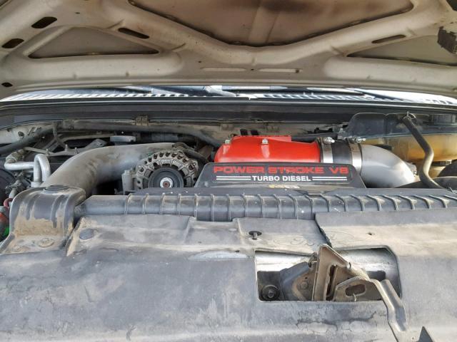 1FTNW21P94EB93950 - 2004 FORD F250 SUPER WHITE photo 7