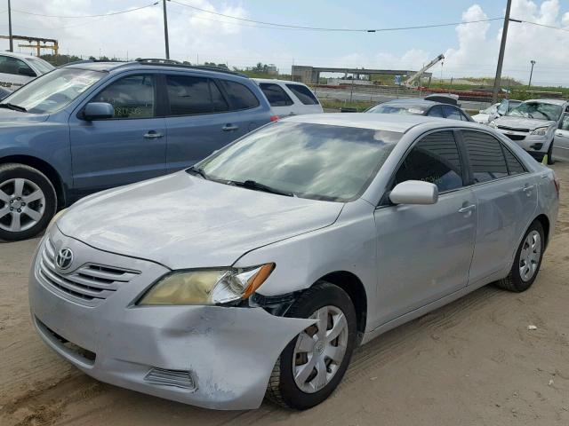 4T1BE46K87U545842 - 2007 TOYOTA CAMRY NEW SILVER photo 2