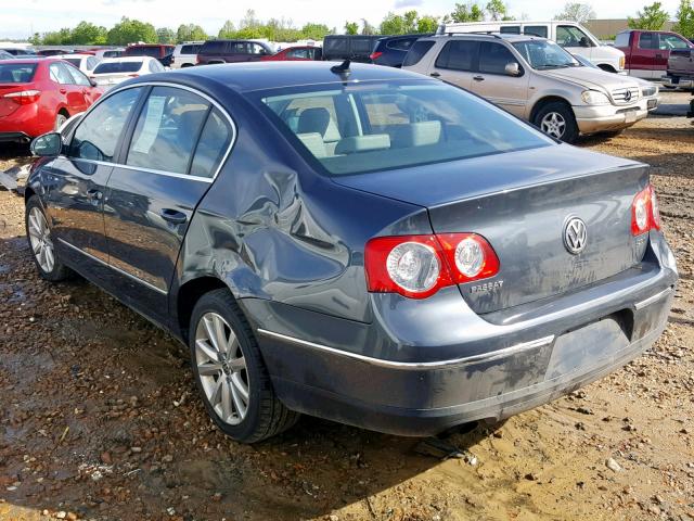 WVWJK7AN4AE076908 - 2010 VOLKSWAGEN PASSAT KOM GRAY photo 3