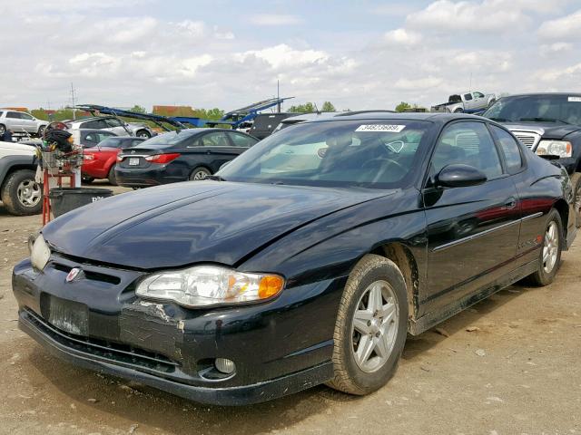 2G1WX15K139441628 - 2003 CHEVROLET MONTE CARL BLACK photo 2