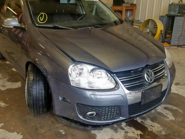 3VWRZ7AJ9AM125992 - 2010 VOLKSWAGEN JETTA SE GRAY photo 9