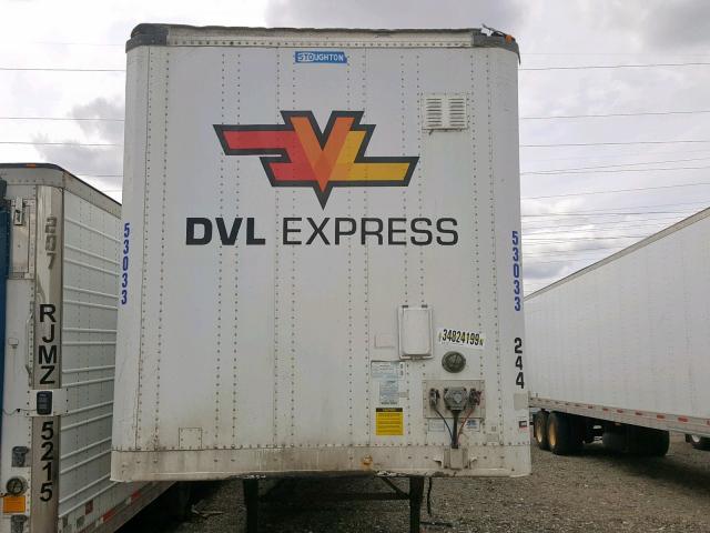 1DW1A532XCS323941 - 2012 STOU 53 TRAILER WHITE photo 2