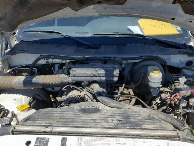 3B7KC26ZX1M561144 - 2001 DODGE RAM 2500 WHITE photo 7