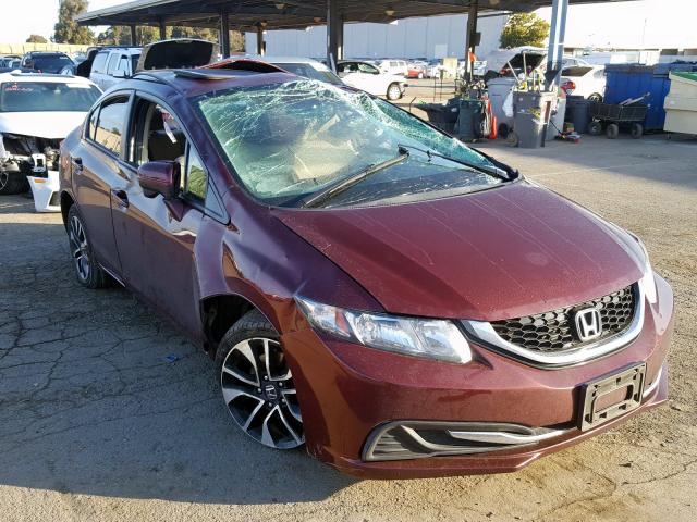 2HGFB2F86FH510517 - 2015 HONDA CIVIC EX  photo 1