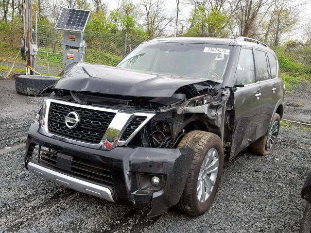 JN8AY2ND0JX002283 - 2018 NISSAN ARMADA SV BLACK photo 2