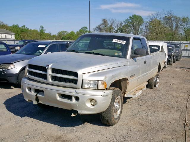 1B7KF23791J556959 - 2001 DODGE RAM 2500 SILVER photo 2