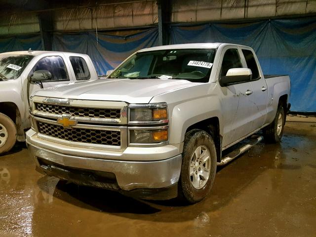 1GCRCREH2FZ368685 - 2015 CHEVROLET SILVERADO SILVER photo 2