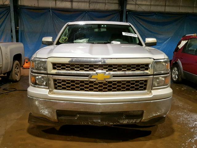 1GCRCREH2FZ368685 - 2015 CHEVROLET SILVERADO SILVER photo 9