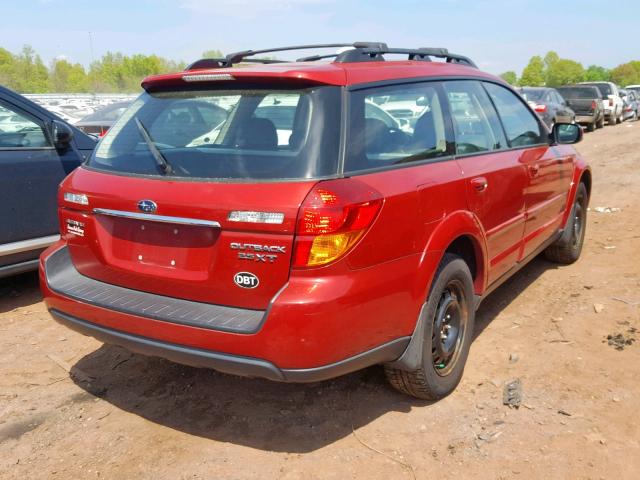 4S4BP67C964311382 - 2006 SUBARU LEGACY OUT MAROON photo 4