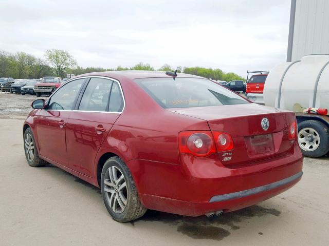 3VWST71K06M684351 - 2006 VOLKSWAGEN JETTA TDI RED photo 3