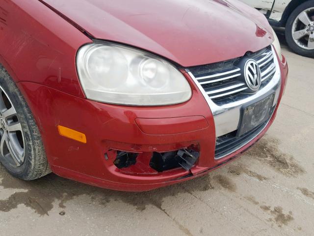 3VWST71K06M684351 - 2006 VOLKSWAGEN JETTA TDI RED photo 9