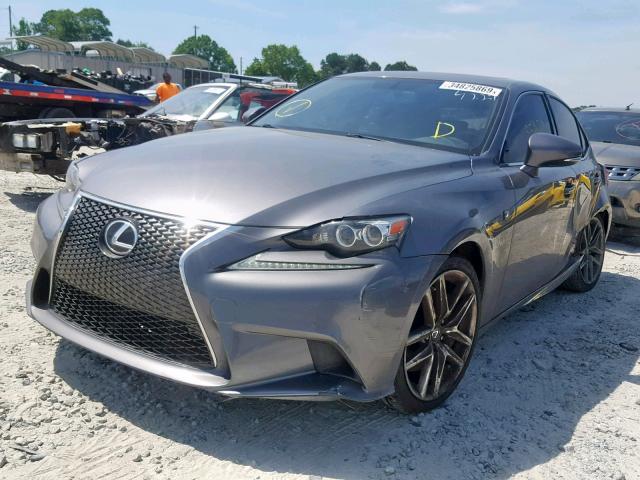 JTHBE1D26E5014229 - 2014 LEXUS IS 350 GRAY photo 2