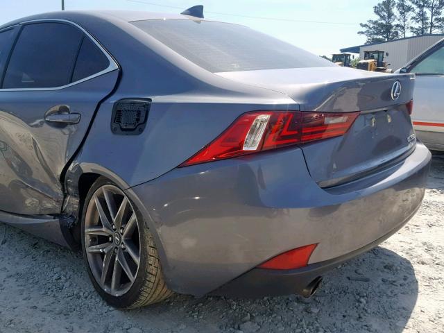 JTHBE1D26E5014229 - 2014 LEXUS IS 350 GRAY photo 9