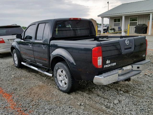 1N6AD07U47C438303 - 2007 NISSAN FRONTIER C BLACK photo 3