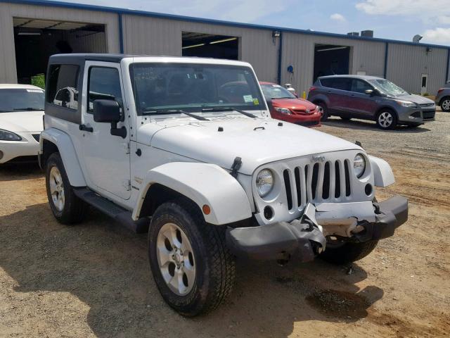 1C4GJWBG7EL112115 - 2014 JEEP WRANGLER S WHITE photo 1