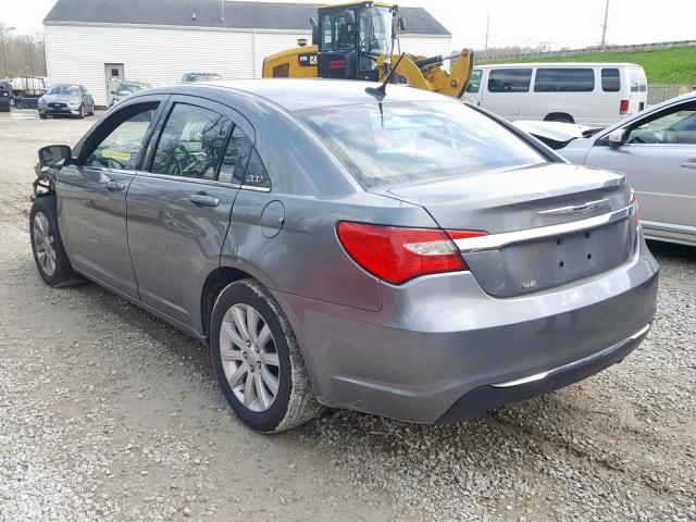 1C3CCBBB4DN601889 - 2013 CHRYSLER 200 TOURIN GRAY photo 3