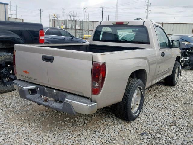 1GTCS148X58101939 - 2005 GMC CANYON GOLD photo 4