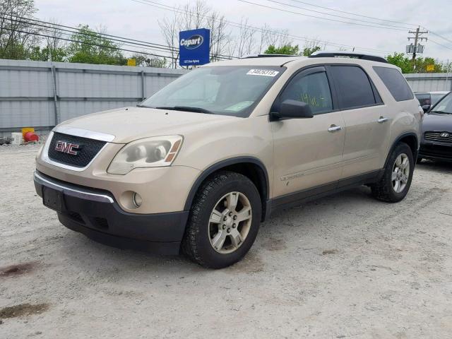 1GKER13798J203473 - 2008 GMC ACADIA SLE GOLD photo 2