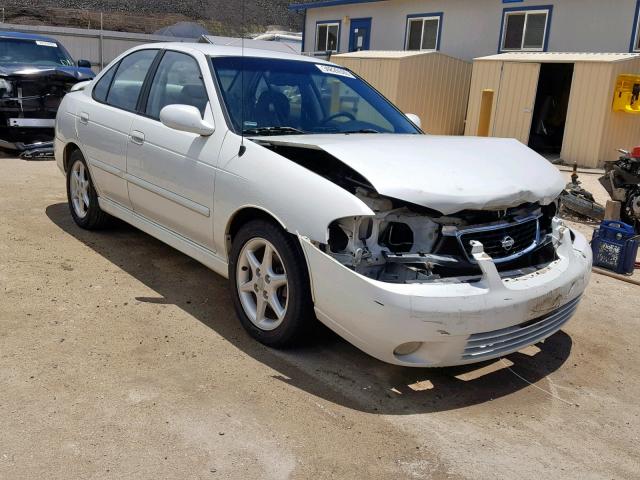 3N1BB51DXYL100738 - 2000 NISSAN SENTRA SE WHITE photo 1