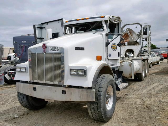 1NKWLJ0X1FJ445997 - 2015 KENWORTH CONSTRUCTI WHITE photo 2