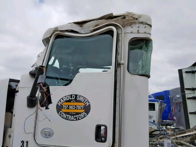 1NKWLJ0X1FJ445997 - 2015 KENWORTH CONSTRUCTI WHITE photo 9