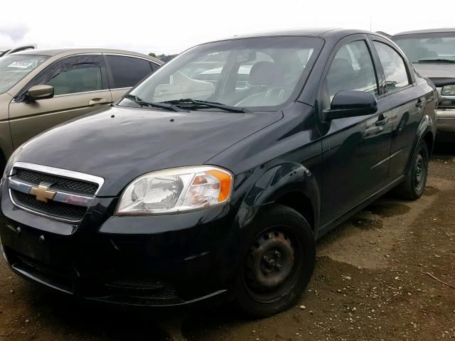 KL1TD5DE7BB164817 - 2011 CHEVROLET AVEO LS CHARCOAL photo 2